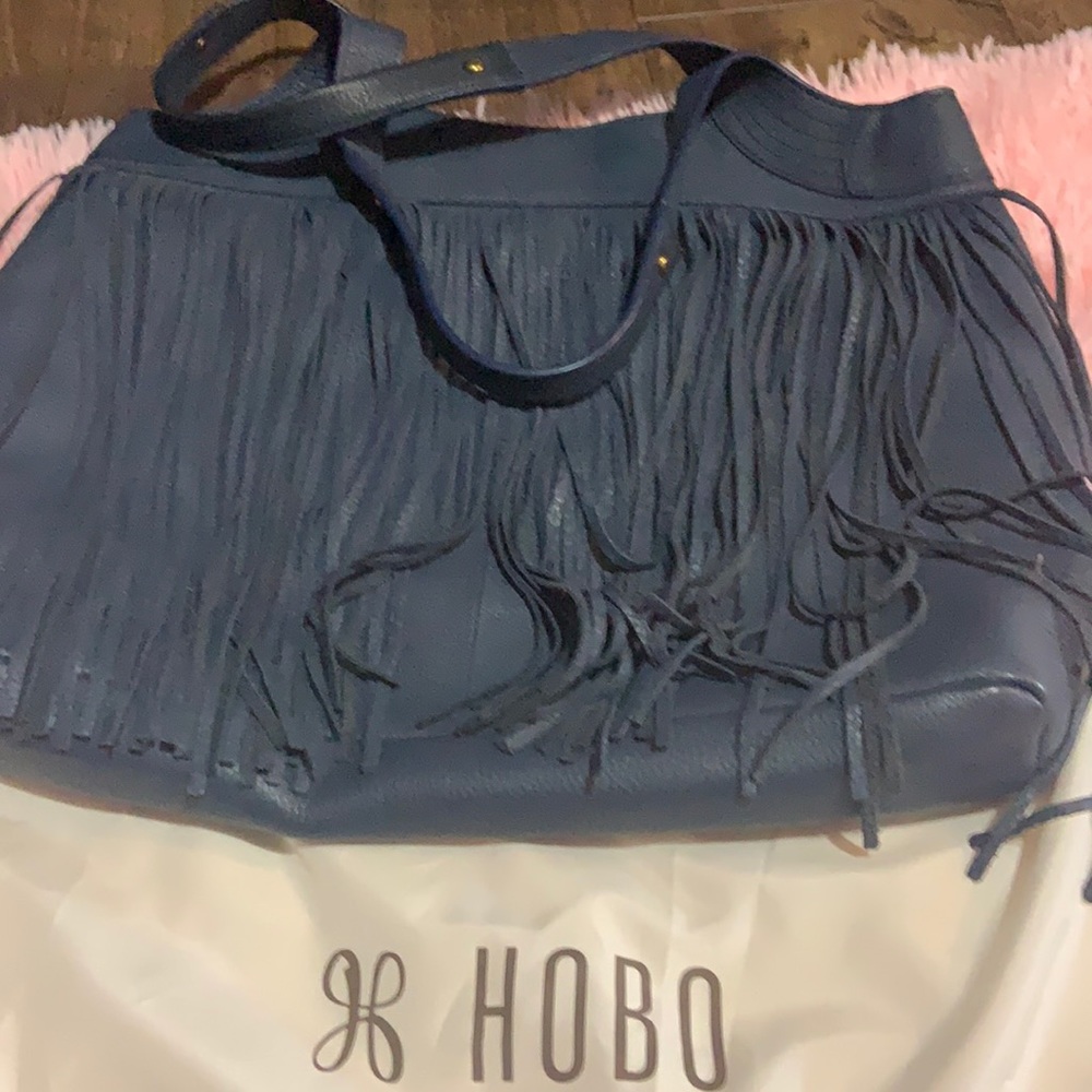 Blue Hobo Bag